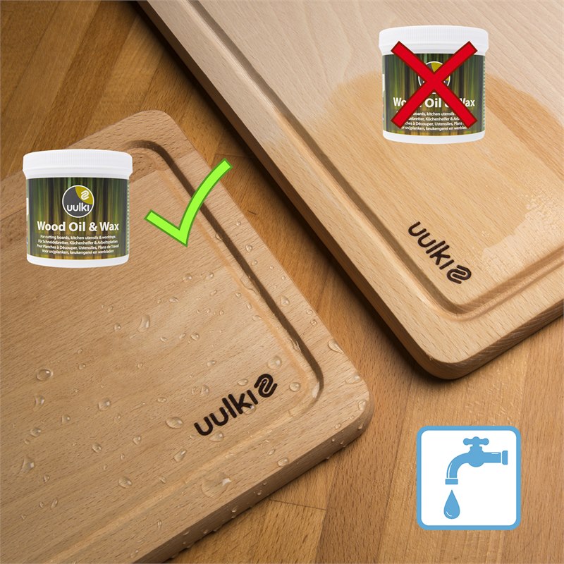 Misverstand Banzai toilet Natuurlijk Onderhoudsmiddel voor Houten Snijplanken & Keukengerei hout  bamboe Uulki