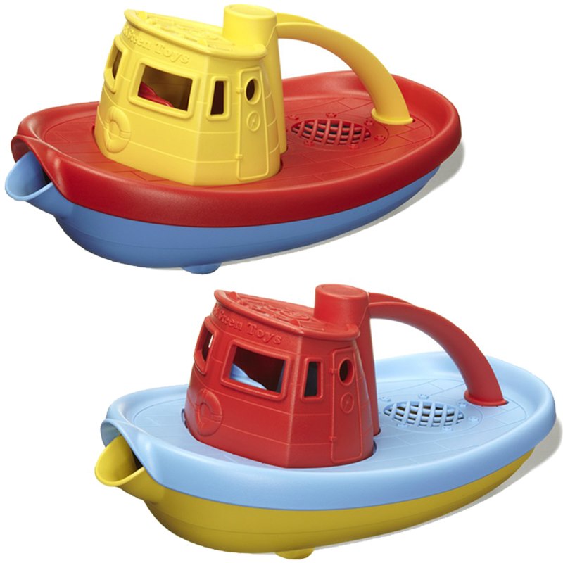 schuif stortbui Voorstad Speelgoed Boot van Gerecycled Materiaal Green Toys Badspeelgoed boot