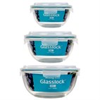 Glazen Schaal met Deksel 1000-2000-4000 ml Glasslock