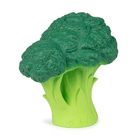 Image of Natuurrubber Bad- en Bijtspeeltje Groente en Fruit - Brucy Broccoli