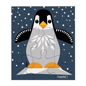 Image of Dieren Puzzel van Gerecycled Karton 9 Stukjes - Penguin