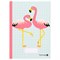 Notitieboekje Dieren van Gerecycled Karton A5 Flamingo Coq en Pate