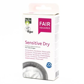 Image of Condooms Sensitive Dry zonder Glijmiddel Fair Trade 10 Stuks - Sensitive dry