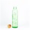 Glazen Waterfles Groen met Eco Print 700 ml Carry Bottles