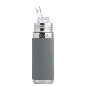 Image of RVS Rietjesbeker Thermos Zonder Plastic Meegroeiend 260 ml