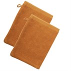 Set van 2 Washandjes Bio Katoenen Living Crafts Amber