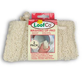 Afwasspons van Loofah Set van 2 LoofCo