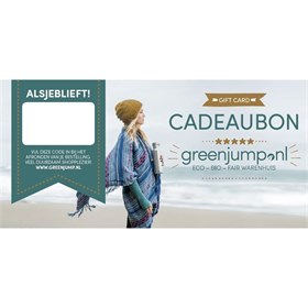 Duurzame Cadeaubon Green Jump gift card Volwassene