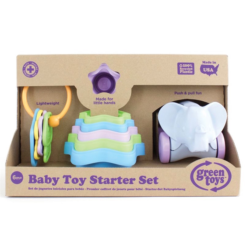 De daadwerkelijke Uitlijnen Bridge pier Baby Speelgoed Starterset Gerecycled Plastic Green Toys