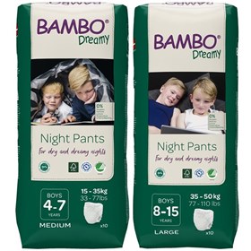 Image of Bambo Nature Dreamy Eco Nachtluiers van 15-50 kg - Boy