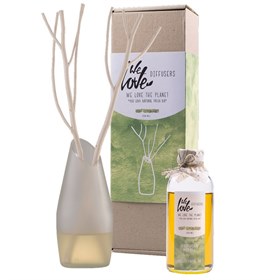 Image of Diffuser met Natuurlijke Essentiële Olie en Geurstokjes 200 ml - Lemongrass