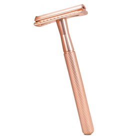 Safety Razor Scheermes Herbruikbaar Pink Gold Bambaw