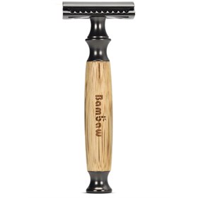 Safety Razor Scheermes Herbruikbaar Bamboe Dark Bambaw