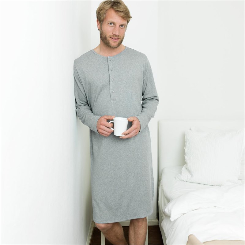 Interesseren oud Tegenstander Pyjama Man en Vrouw Nachthemd Lange Mouw Biologisch Katoen Living Crafts