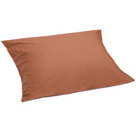 Sale 50x60 Kussensloop Bio Katoen Percal Terracotta Yumeko