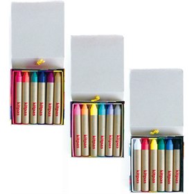 Kleurkrijtjes voor Papier, Glas en Whiteboard 6 Stuks Kitpas