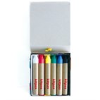 Kleurkrijtjes voor Papier, Glas en Whiteboard 6 Stuks Primary Kitpas