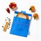 Snack'n'Go Active Herbruikbaar Zakje 18 x 18 cm Blauw Roll'Eat