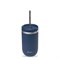 RVS Insulated Cold Cup met Deksel en Rietje 470 ml Granite Blue Qwetch