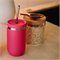 RVS Insulated Cold Cup met Deksel en Rietje 470 ml Magenta Qwetch