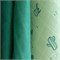 Muslin Organic 2 Stuks 120 x 120 cm Green Cactus Popolini