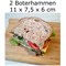 Brotbox Classic RVS Lunchtrommeltje 13x13x5 Eco Brotbox