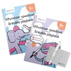 Tweetalig 2-in-1 Uitwisbaar en Herbruikbaar Speelboek 5 tot 12 Jaar A4 MOYU