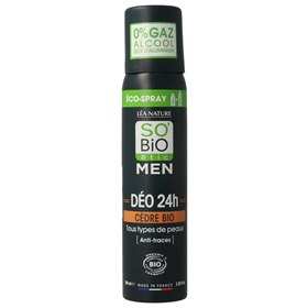 Deo Spray voor Mannen Ceder 100 ml SO Bio