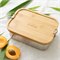 Eco Brotbox Bamboe Deksel voor Bento Classic+ RVS Lunchbox 18x13x7 Eco Brotbox