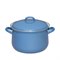 Sale Hoge Emaillen Pan Blauw 3500 ml Donkerblauw Riess