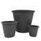 Plantenpot Natuurrubber Plasticvrij Small Zwart Fair Zone