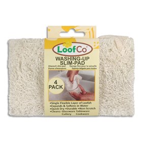 Afwasspons van Loofah Set van 4 LoofCo