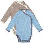 Overslagrompertje met Wantjes Biologisch Katoen Wol Zijde Comazo