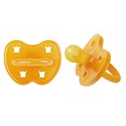 Fopspeen Rond Natuurrubber Kroon Set van 2 Hevea