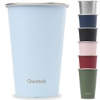 Gekleurde Beker One van Gerecycled RVS 470 ml Qwetch
